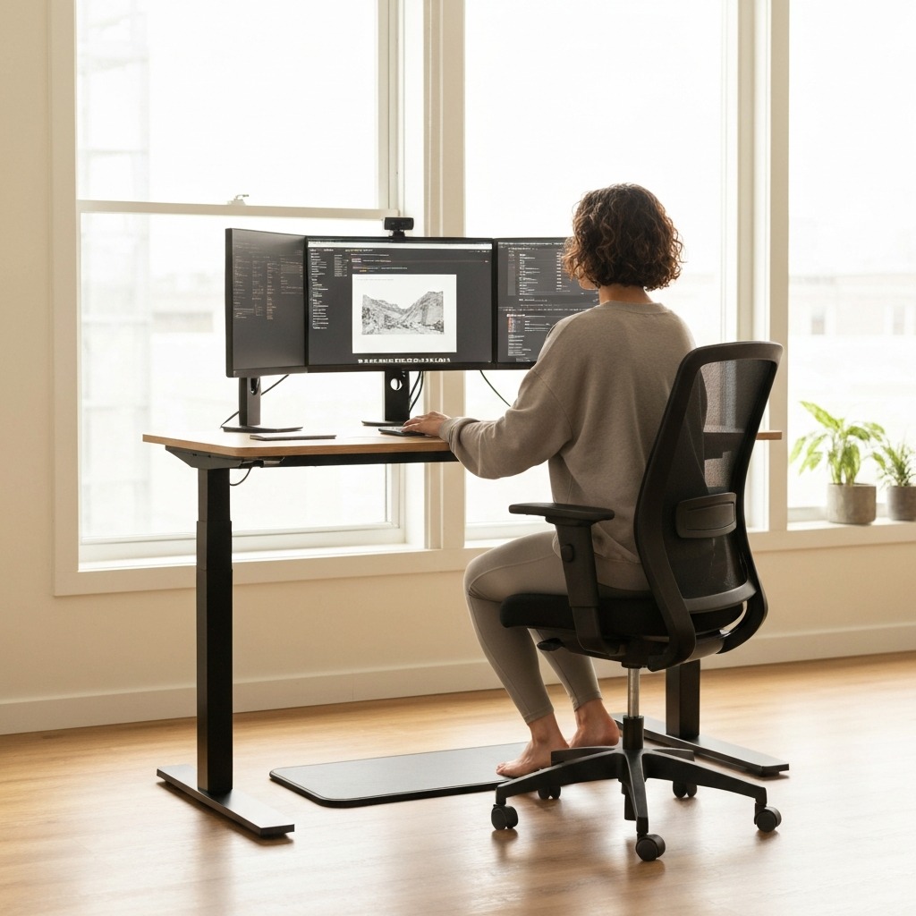 walking pad desk setup visual 5