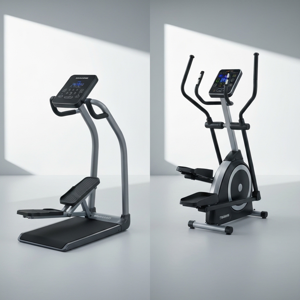 Side-by-side product shots of WalkingPad C2 walking pad and Sole E35 elliptical, the top picks in each category for home workouts in 2026